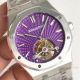 Swiss Grade Audemars Piguet Royal Oak Tourbillon Extra Thin 26522 replica Watch SS Purple Dial (4)_th.jpg